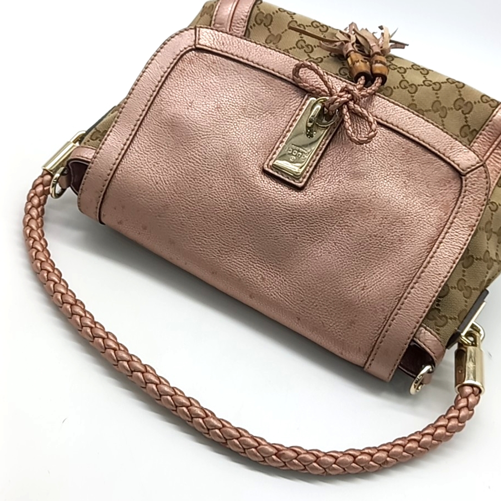 Gucci Bamboo Detail Tote/Shoulder Bag (282301) (10358608)