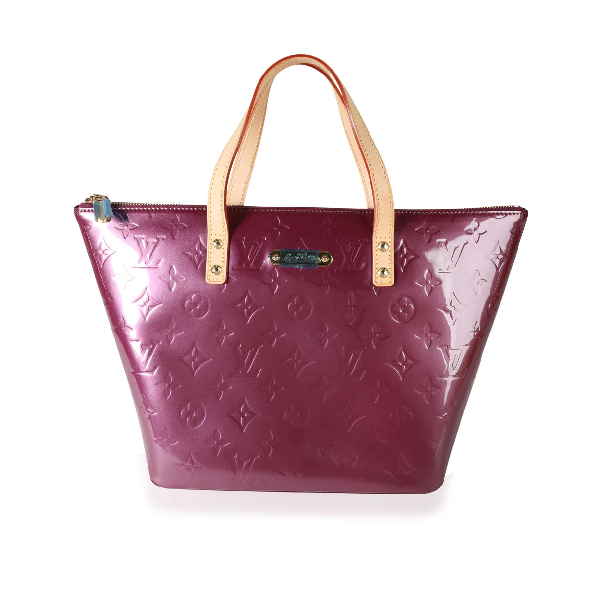Louis Vuitton Brown Patent Vernis Bellevue PM Tote Bag M93585 (BU1223915P)