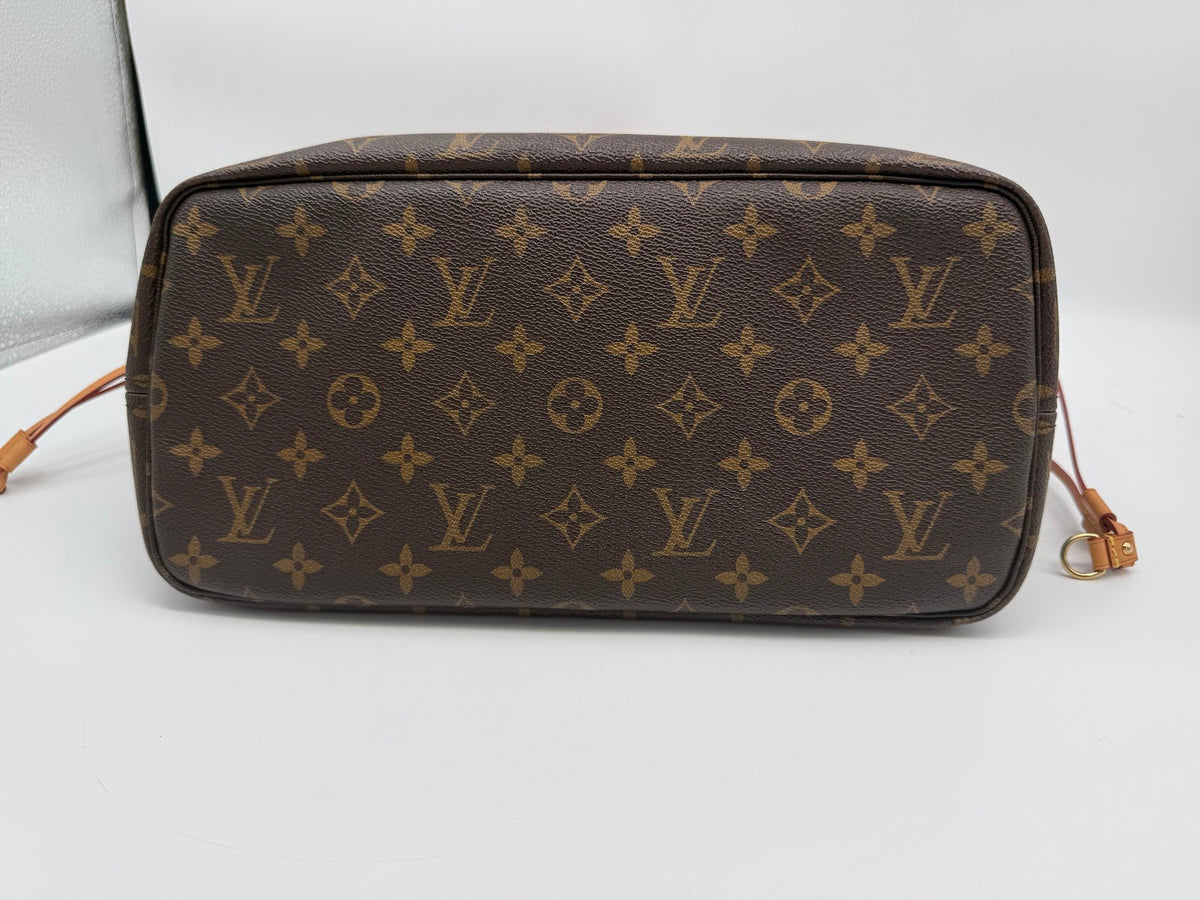 Louis Vuitton Neverfull with Yellow Interior and Pouch (DL0215)