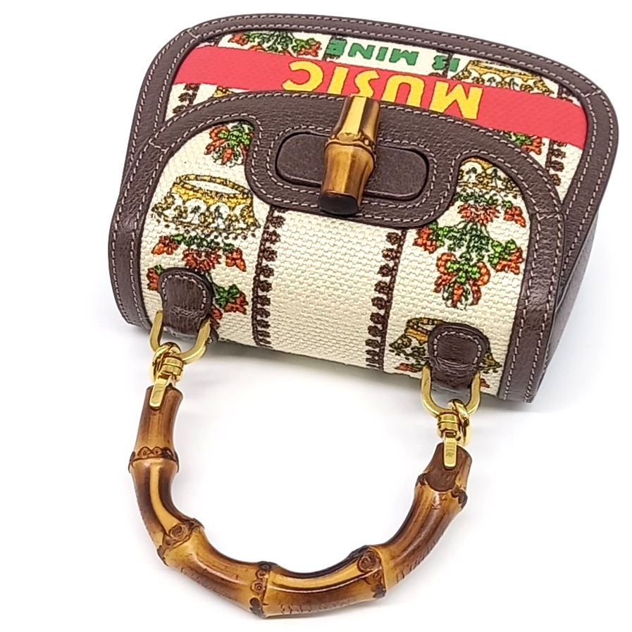 Gucci Bamboo 1947 Mini Top Handle Bag (676300) (10352788)