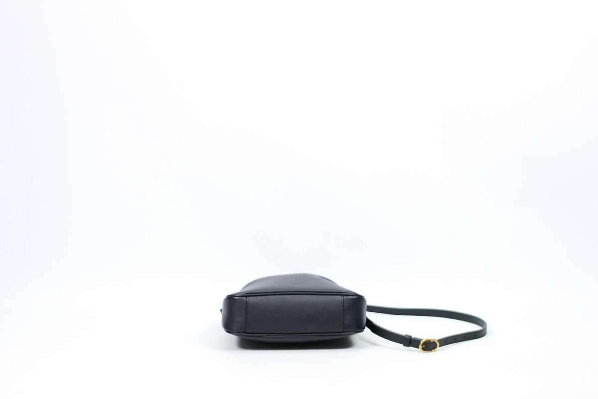Gucci Black Leather Diana Bamboo Small Shoulder Bag 746251