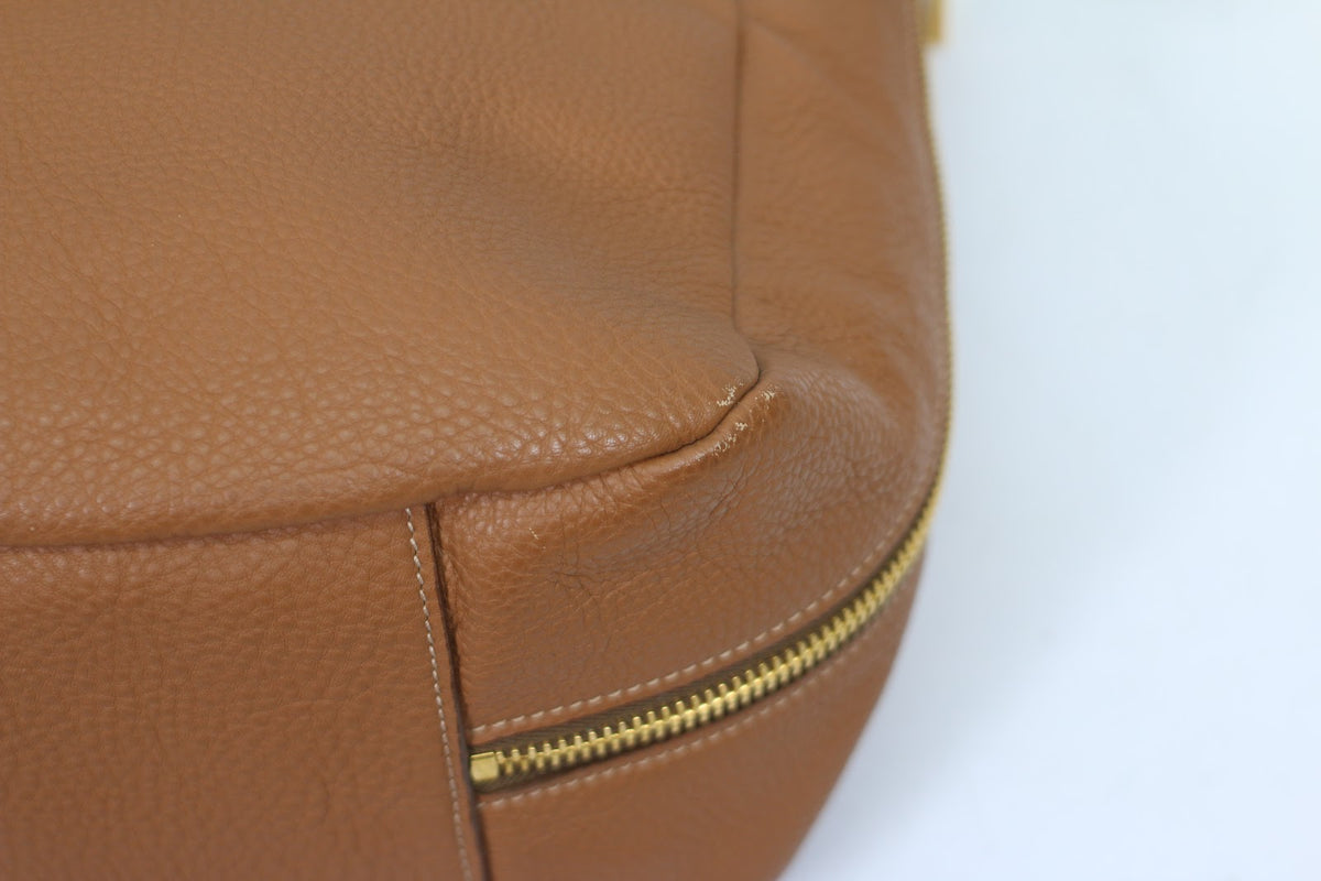 Prada Brown Vitello Daino Hobo ONE Shoulder Bag BR4863 (V167919)