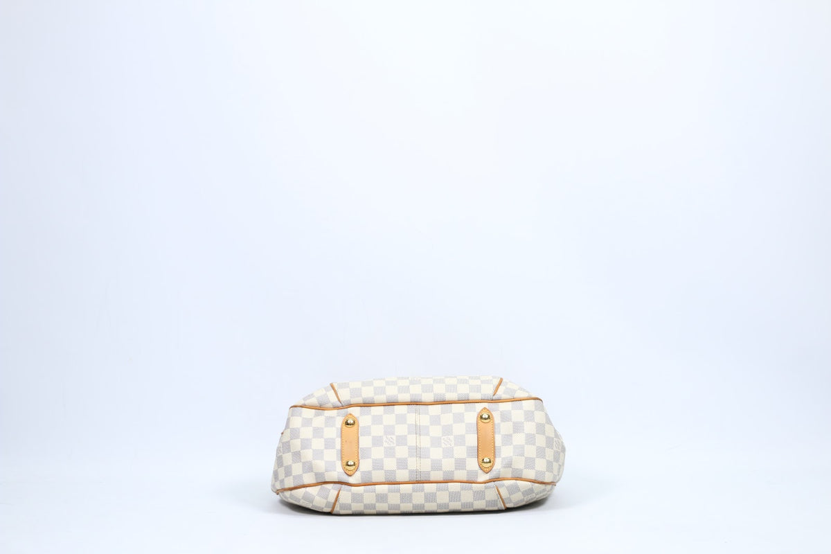Louis Vuitton White PVC Damier Azur Galliera PM Shoulder Bag N55215 (V1210919)