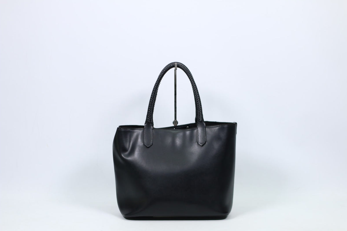 Givenchy Black Leather Antigona Woven Strap Medium Tote Bag 3CC0136 (V7915911)