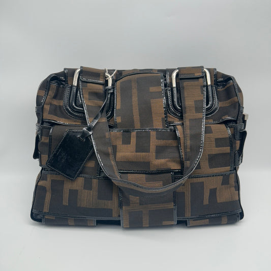 Fendi monogram canvas tote
