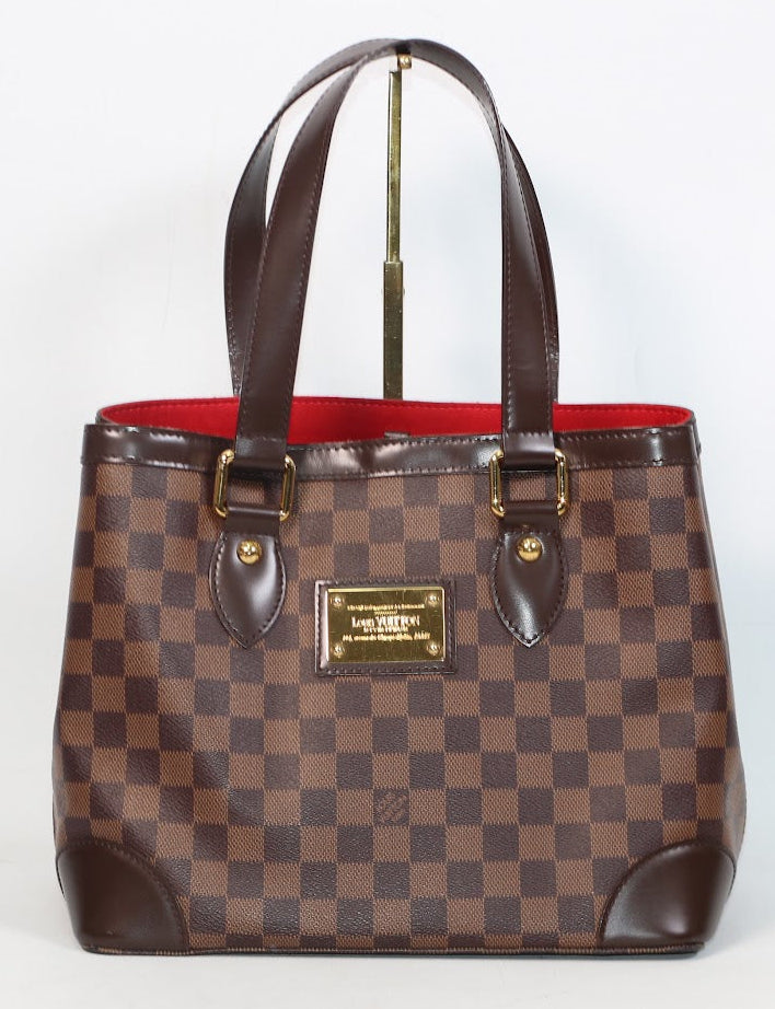 Louis Vuitton Brown PVC Damier Ebene Canvas Hampstead PM Tote Bag N51205