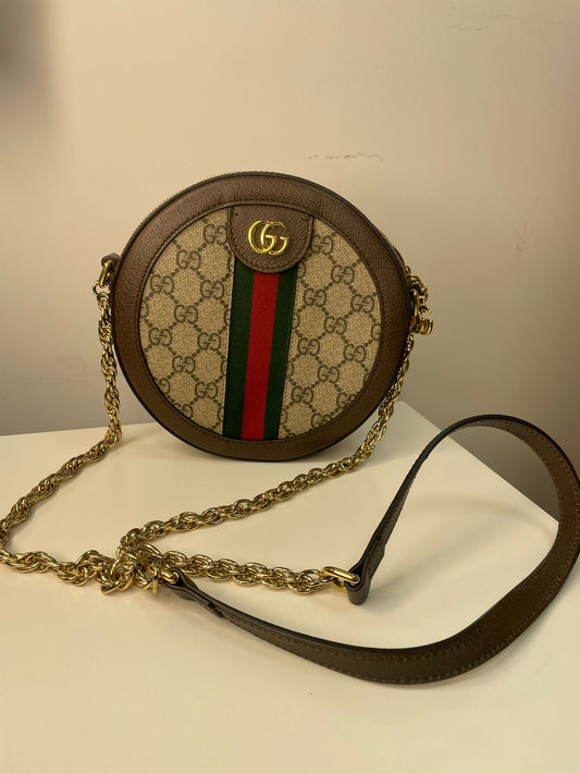 Gucci Ophidia Mini GG Round Shoulder Bag (UK)