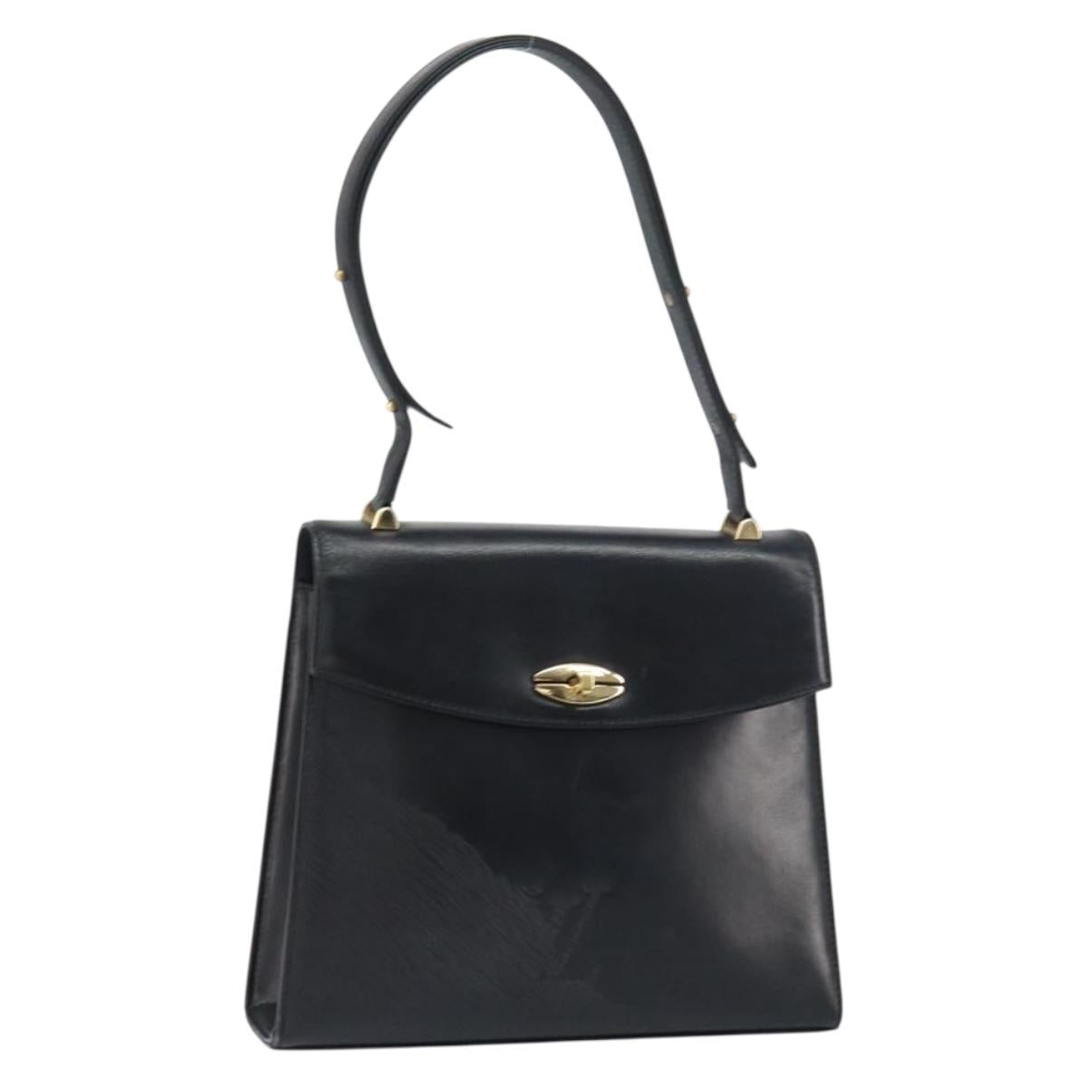 Louis Vuitton Epi Leather Opera Line Spartan Shoulder Bag Black Noir