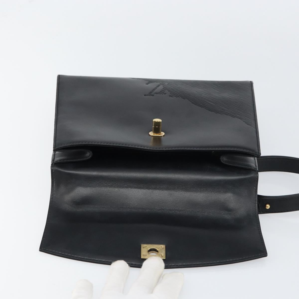Louis Vuitton Epi Leather Opera Line Spartan Shoulder Bag Black Noir