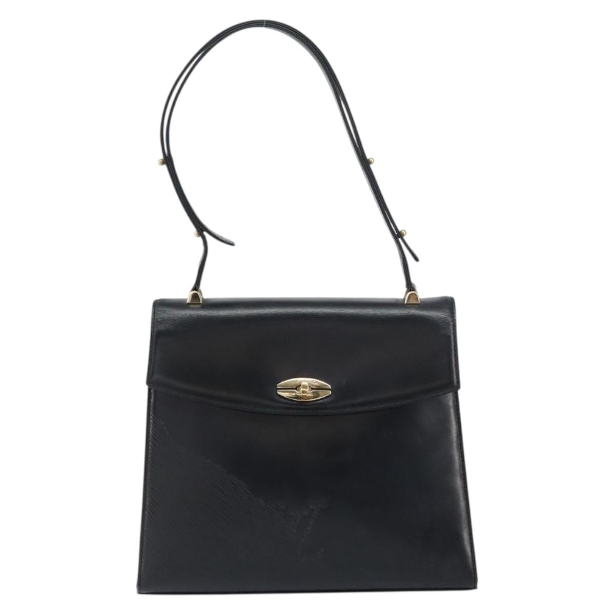 Louis Vuitton Epi Leather Opera Line Spartan Shoulder Bag Black Noir