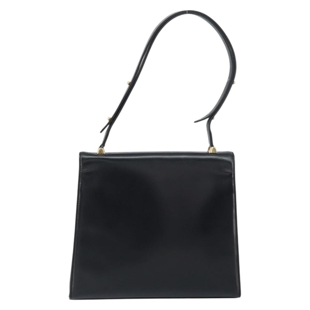 Louis Vuitton Epi Leather Opera Line Spartan Shoulder Bag Black Noir