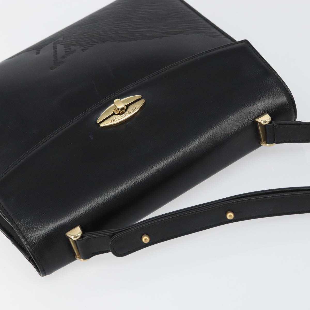 Louis Vuitton Epi Leather Opera Line Spartan Shoulder Bag Black Noir