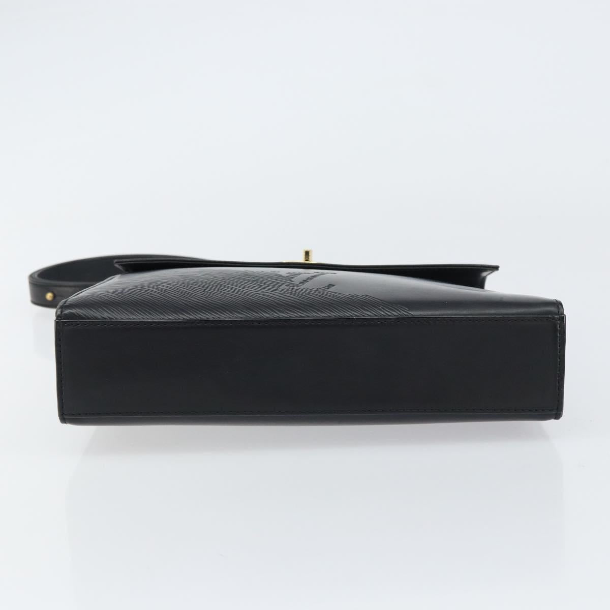 Louis Vuitton Epi Leather Opera Line Spartan Shoulder Bag Black Noir