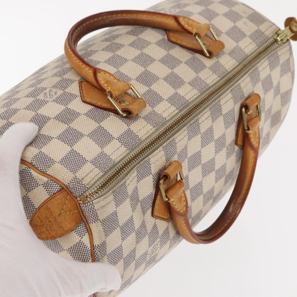Louis Vuitton Damier Azur Speedy 30 Hand Bag