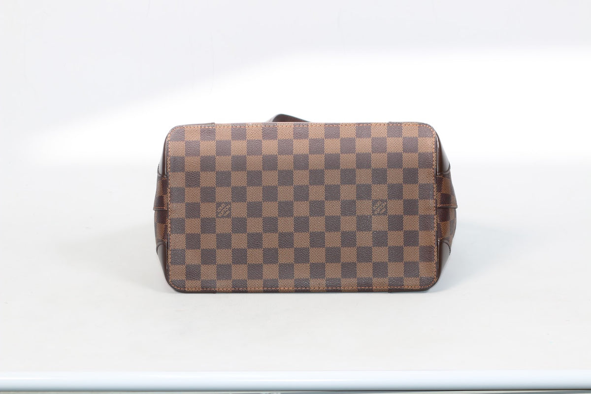 Louis Vuitton Brown PVC Damier Ebene Canvas Hampstead PM Tote Bag N51205