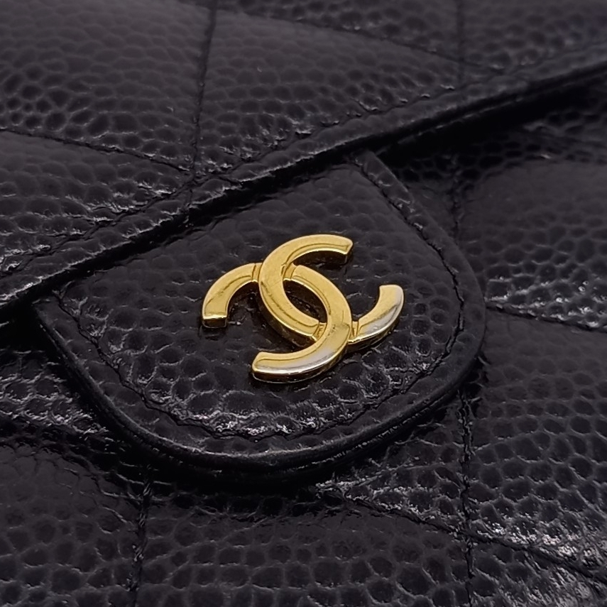 Chanel Caviar Bifold Wallet (10500762)