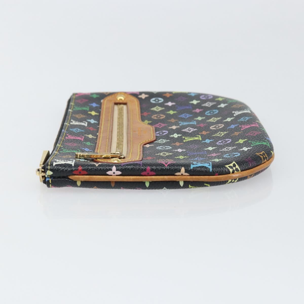 LOUIS VUITTON Monogram Multicolor Pochette GM Pouch Black M60027 LV Auth 171588
