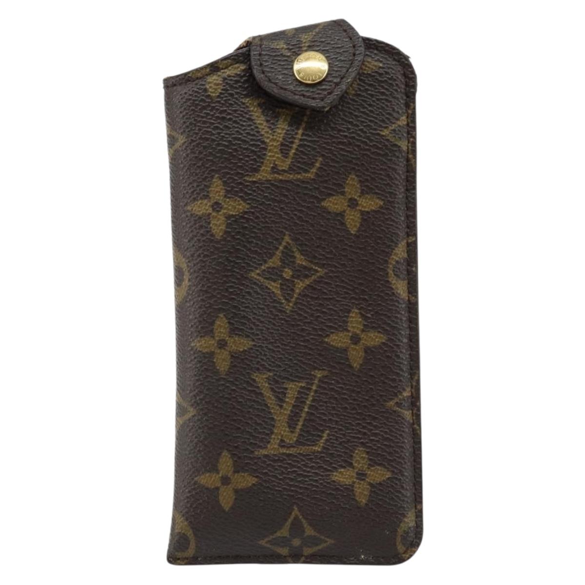LOUIS VUITTON Monogram Etui Lunette PM Glasses Case M66545 LV Auth 173410