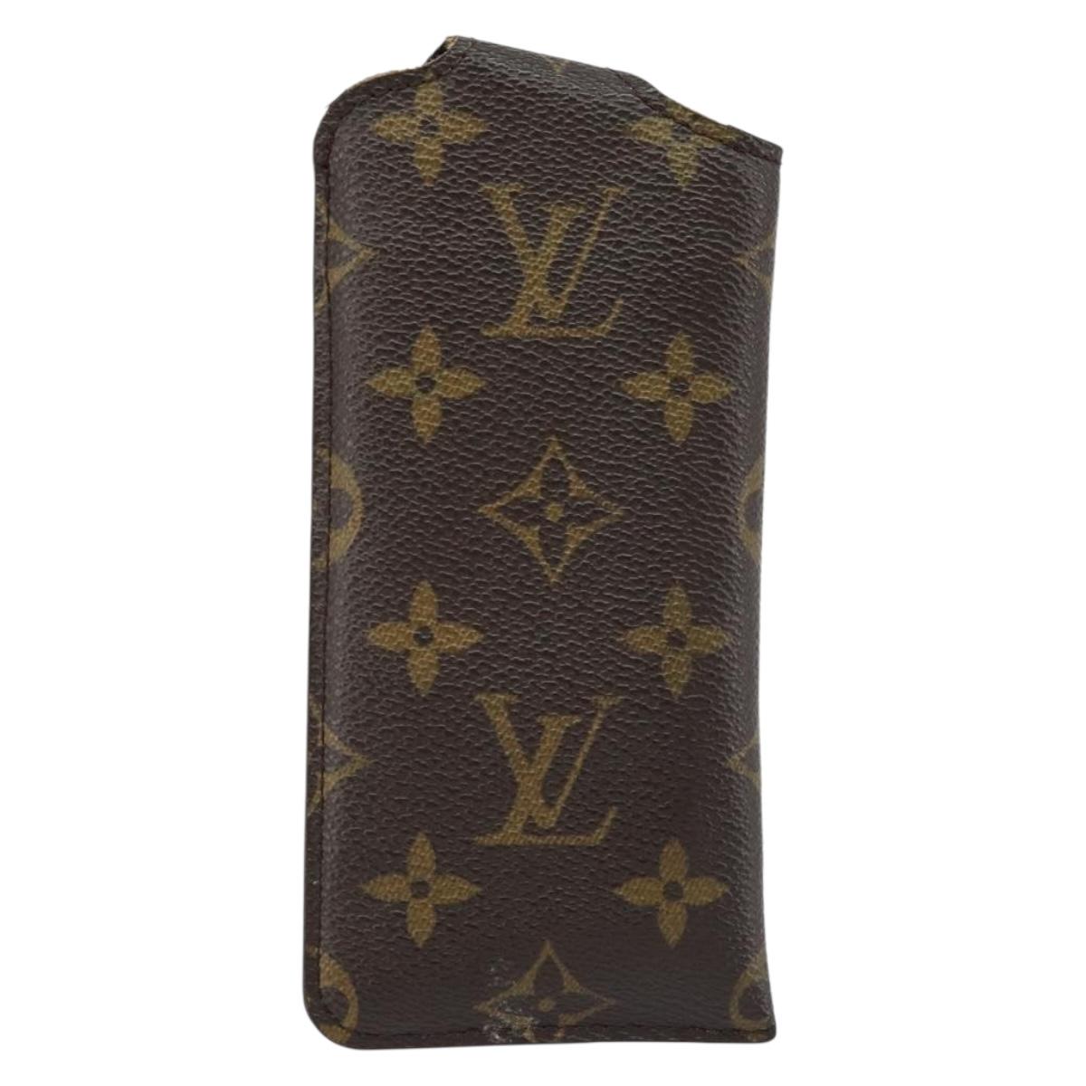 LOUIS VUITTON Monogram Etui Lunette PM Glasses Case M66545 LV Auth 173410
