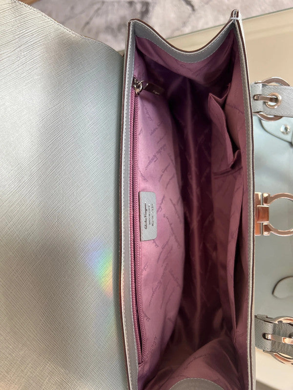 Ferragamo Gancini Double Handle Bag
