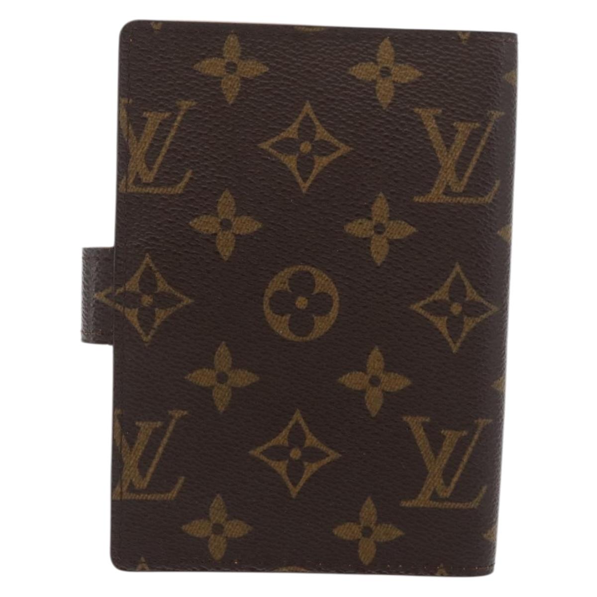 LOUIS VUITTON Monogram Agenda Koala PM Day Planner Cover R21015 LV Auth 174652