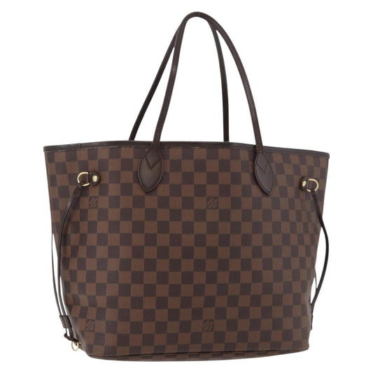 LOUIS VUITTON Damier Azur Neverfull MM Tote Bag N41605 LV Auth 177682