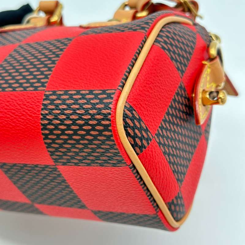 LV Speedy Nano Red Checkered (MM015)