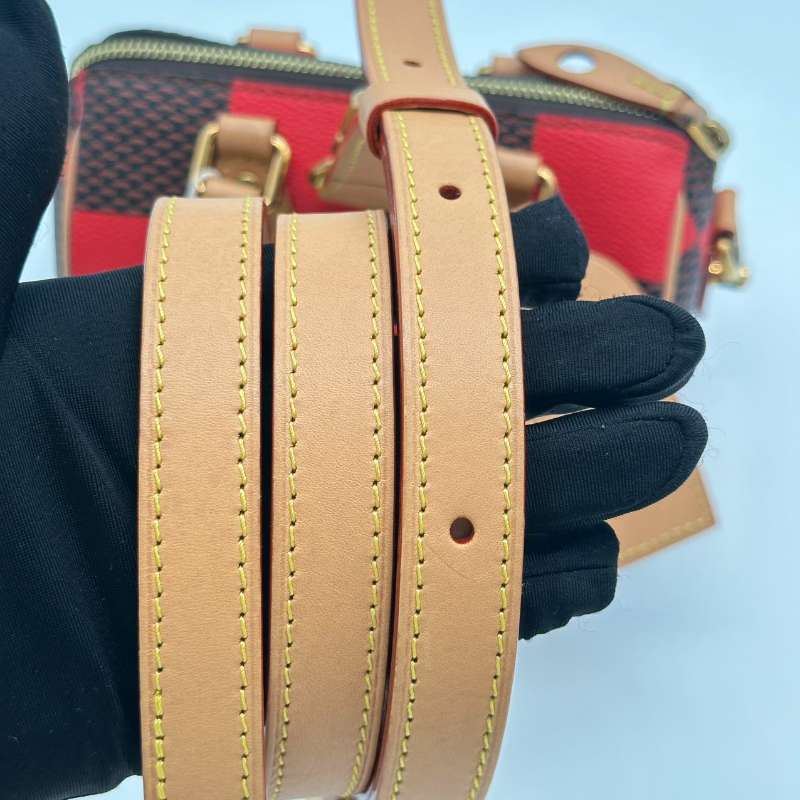 LV Speedy Nano Red Checkered (MM015)