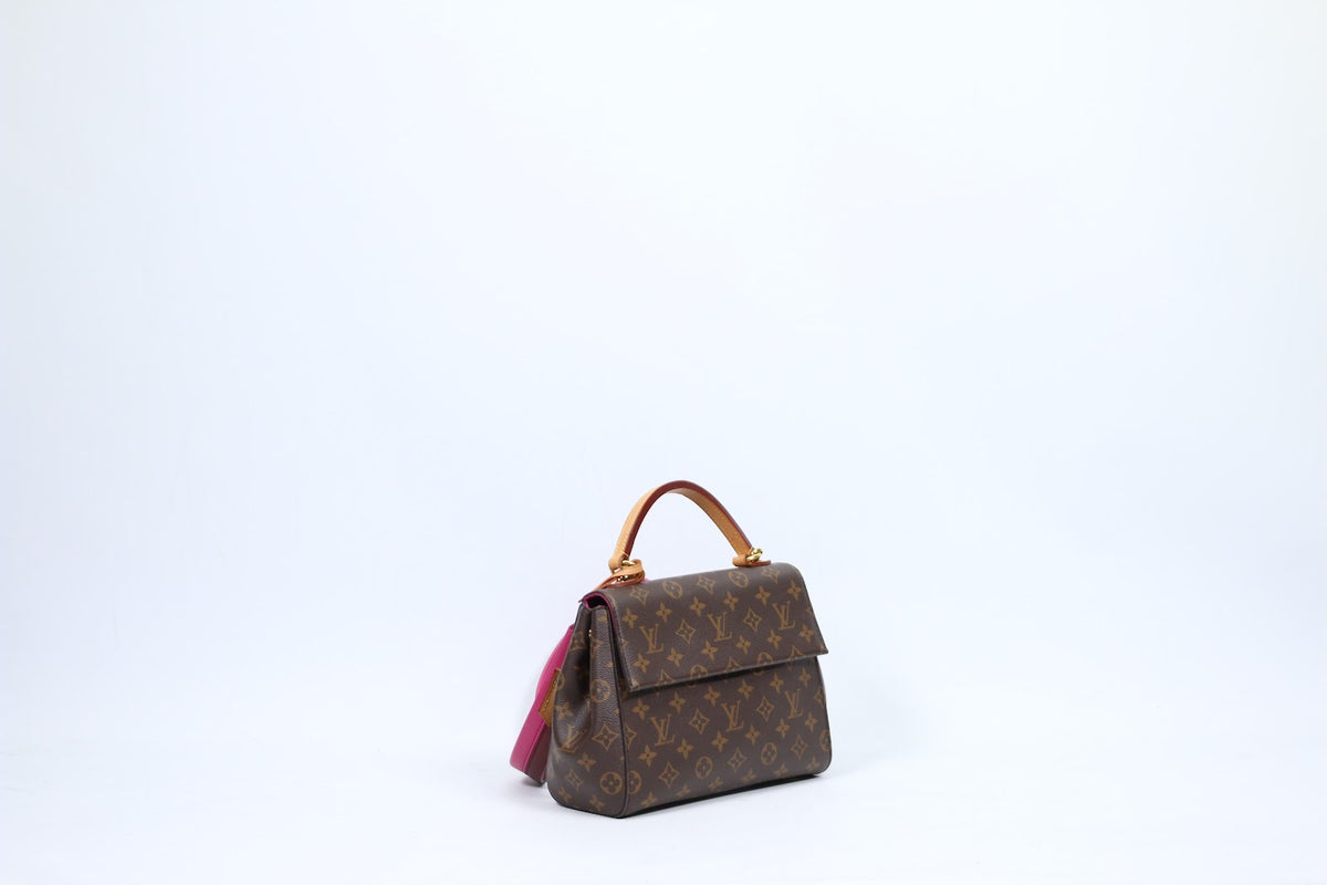Louis Vuitton Brown PVC Monogram Cluny BB Shoulder Bag M42738 (V1257926)