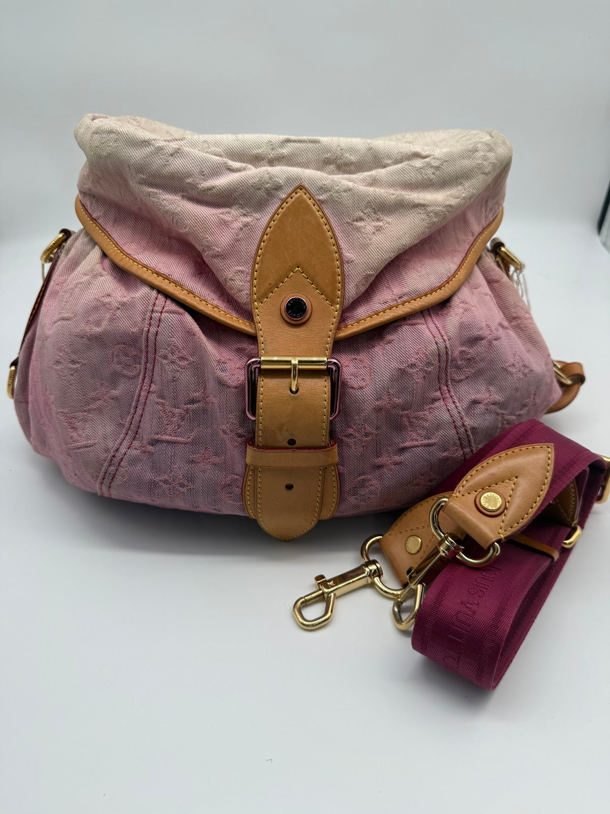 Louis Vuitton Denim Pink Gradient Bag (BL1240)