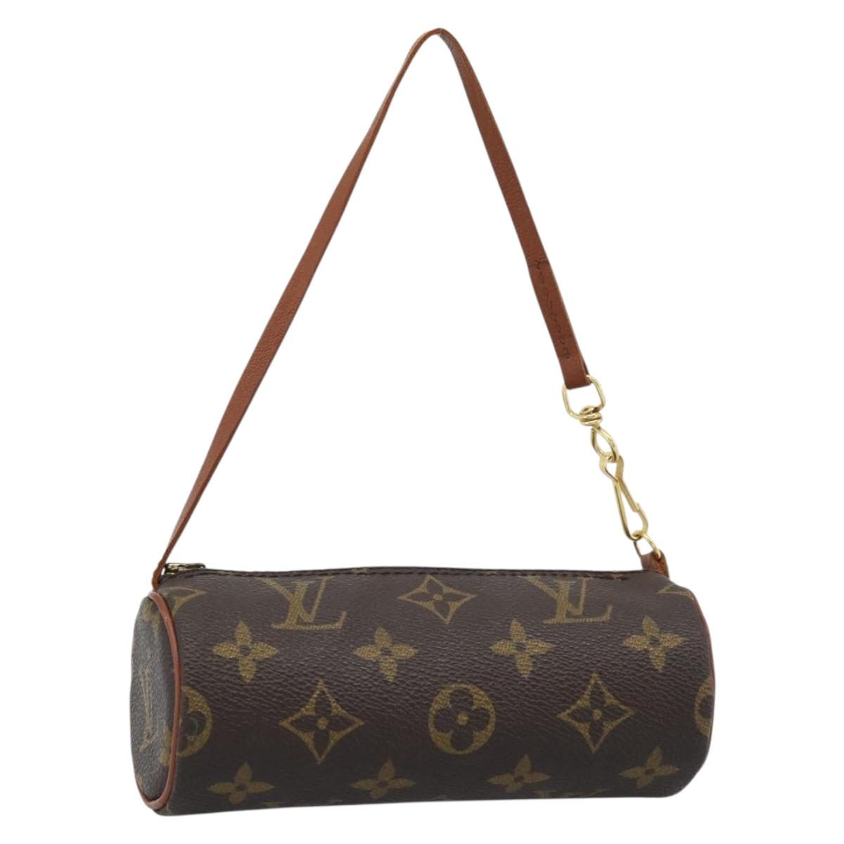 LOUIS VUITTON Monogram Papillon Pouch LV Auth 184339