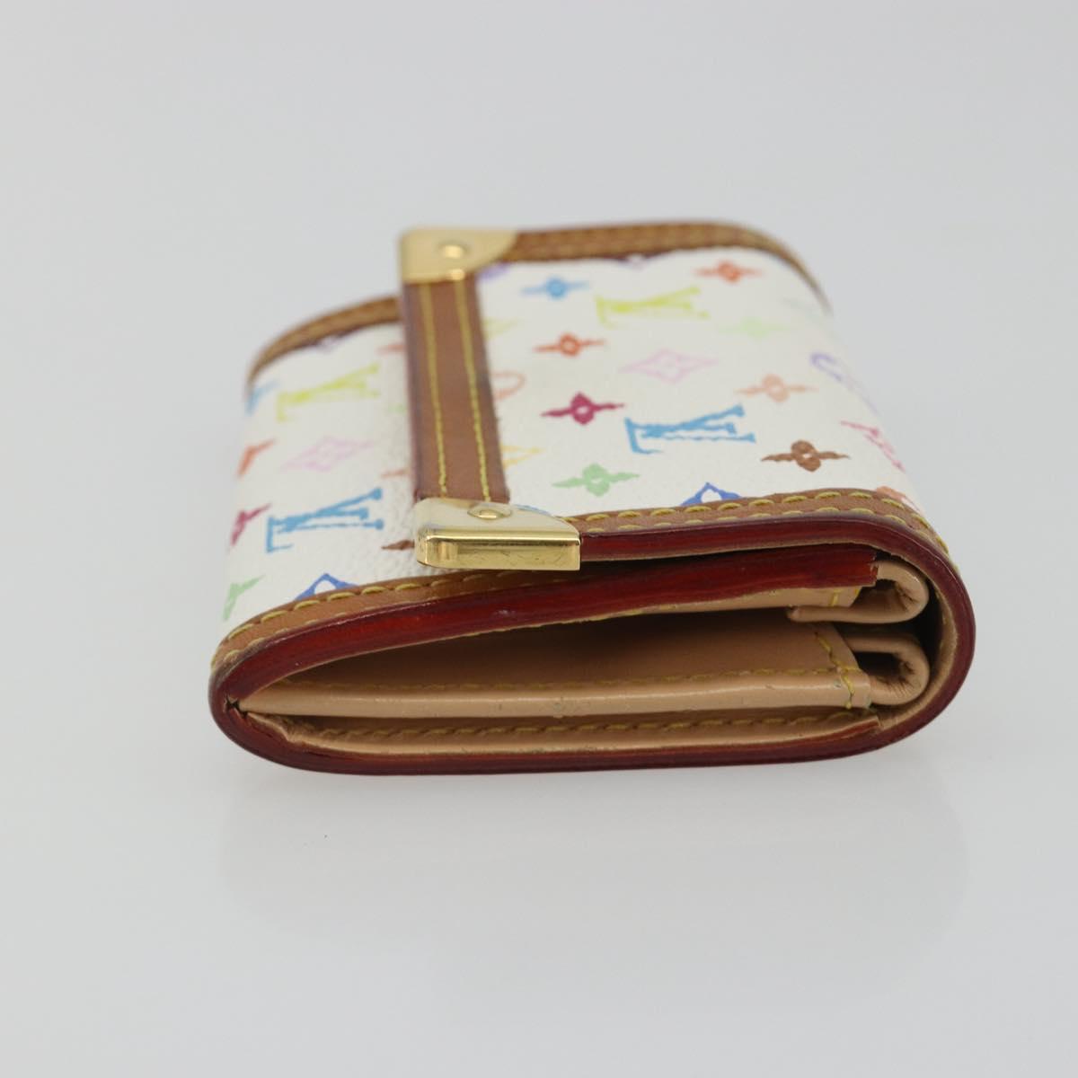 LOUIS VUITTON Monogram Multicolor Porte Monnaie Pla Purse M92657 Auth 189514