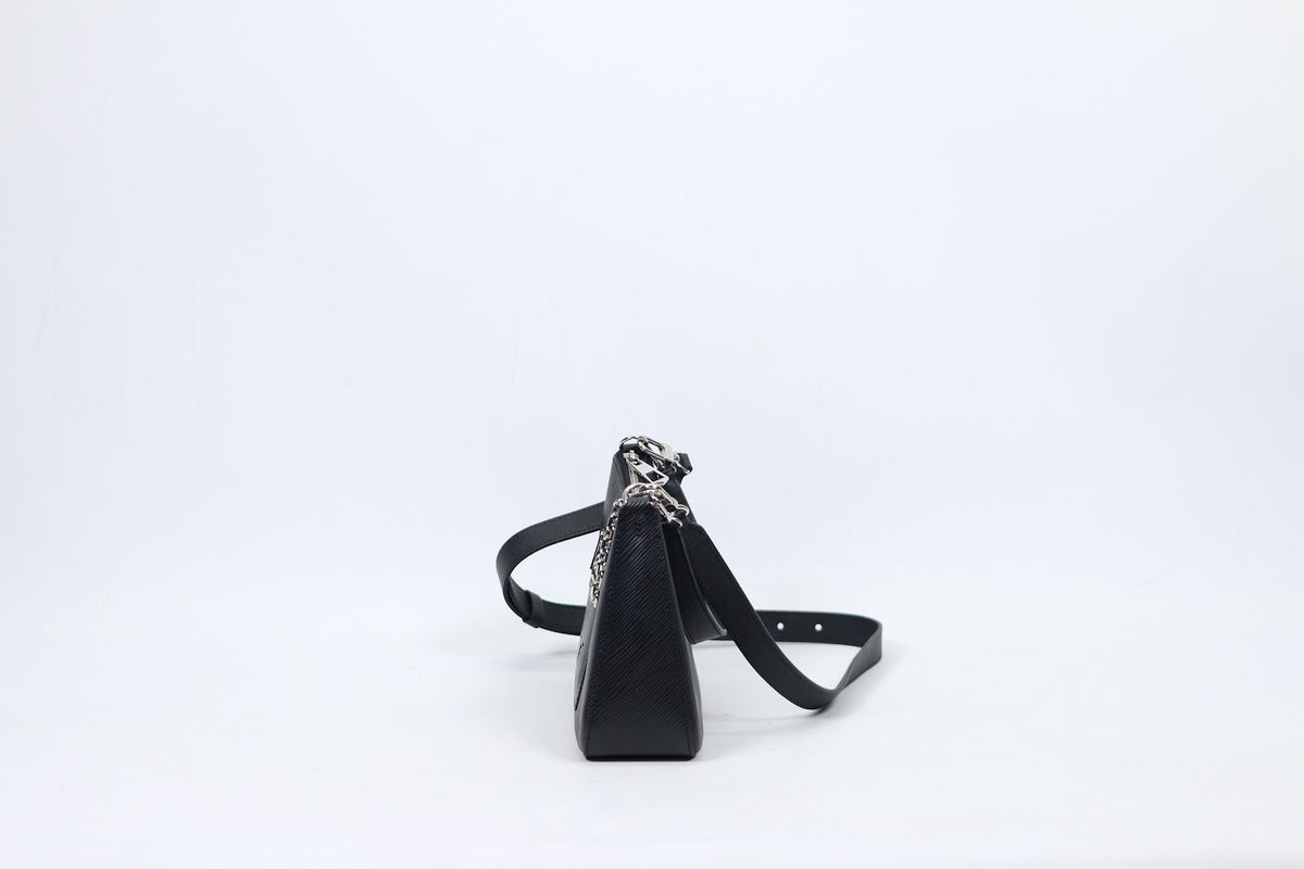 Louis Vuitton Black Epi Marel ONE Shoulder Bag M80689 (V12112813)