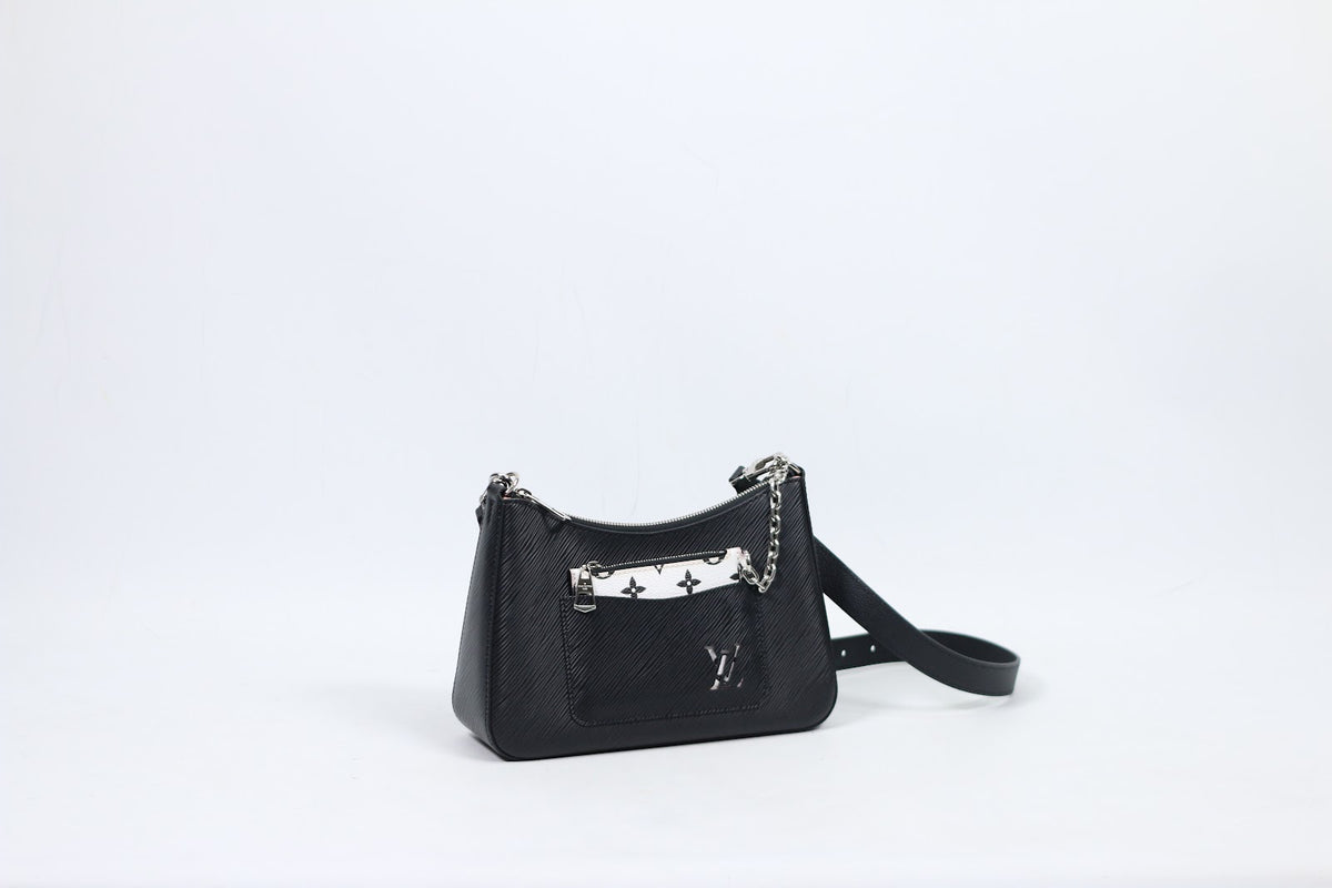 Louis Vuitton Black Epi Marel ONE Shoulder Bag M80689 (V12112813)