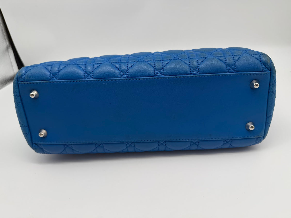 Dior Lady Dior 7-Grid Tote Bag Blue (LY1506)
