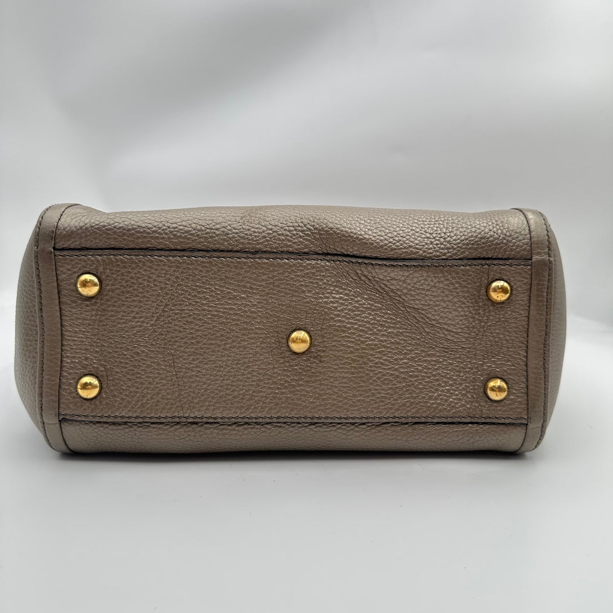 Gucci Embossed Calfskin Top Handle Bag Gold (LY1265)