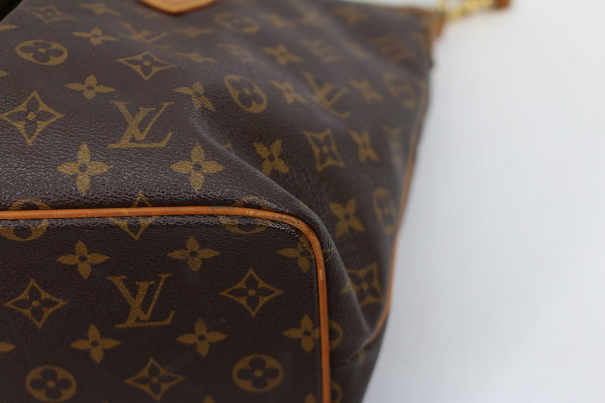 Louis Vuitton Brown PVC Monogram Canvas Palermo PM Shoulder Bag M40145 (V124913)