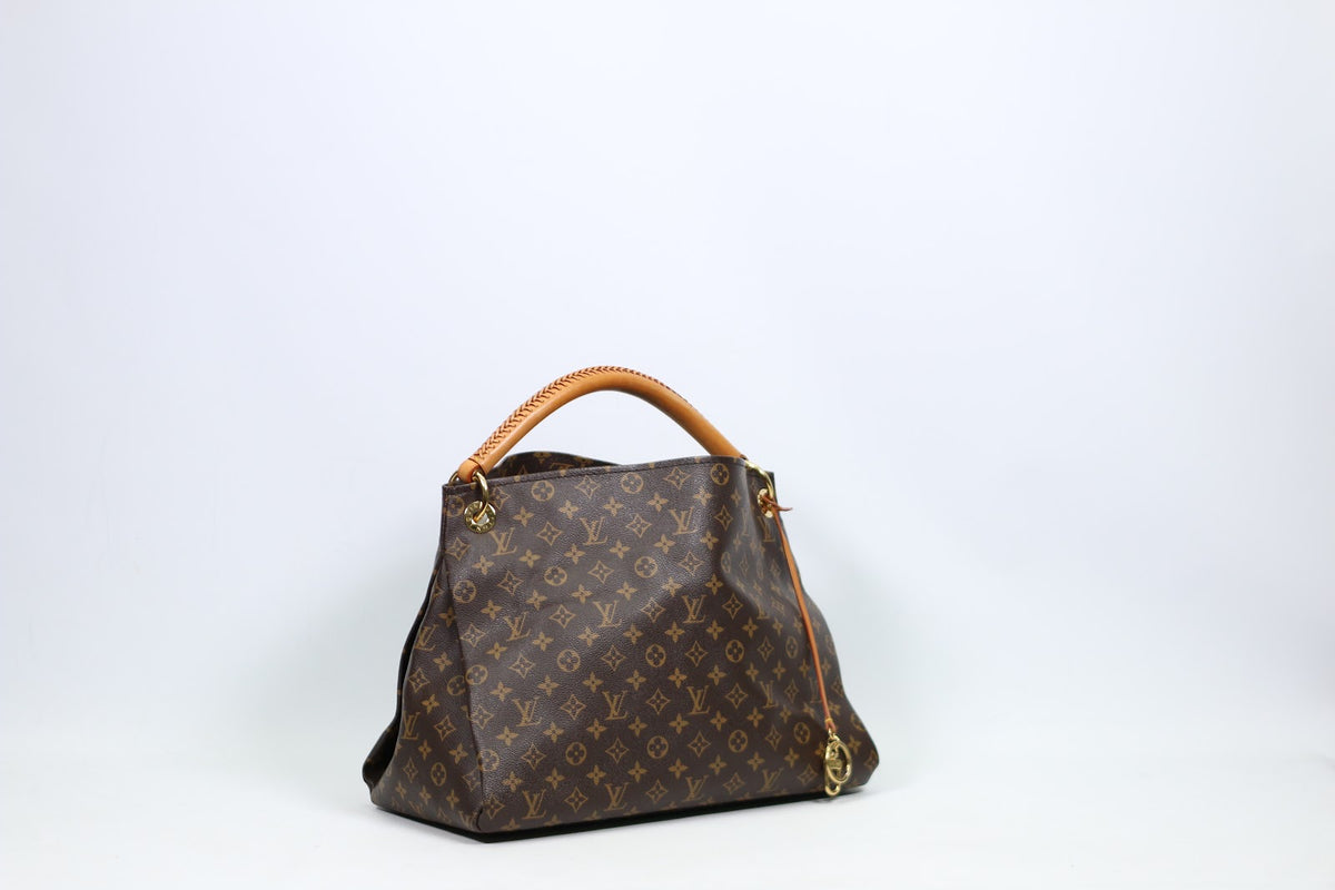 Louis Vuitton Brown PVC Monogram Canvas Artsy MM Shoulder Bag M40249 (V1260917)