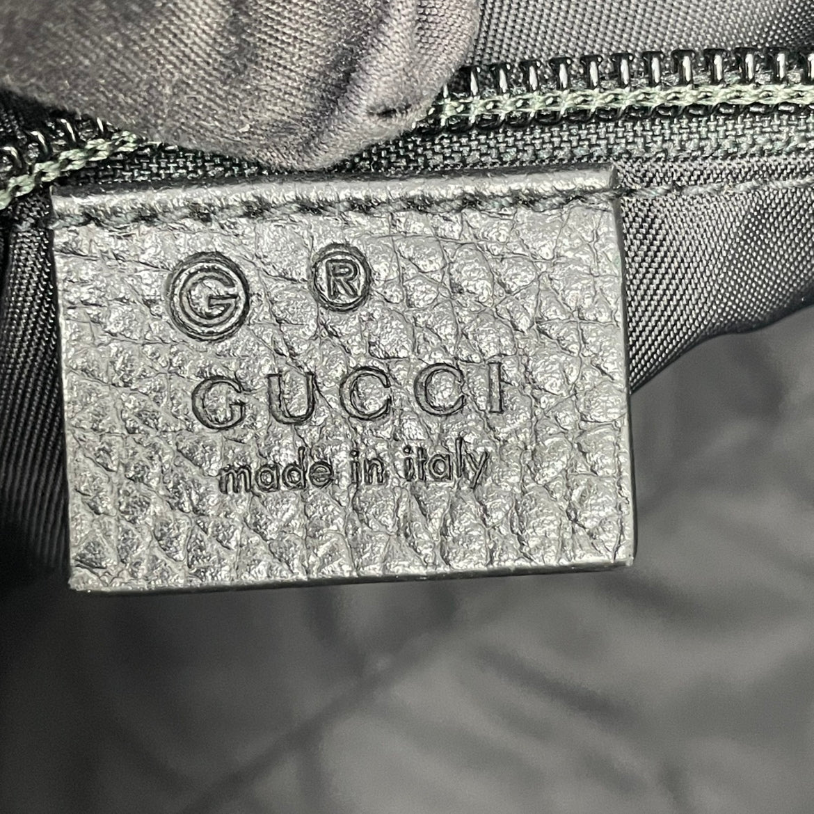 Gucci Black Nylon GG Trim ONE Shoulder Bag 510332