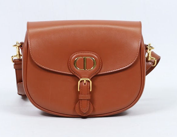 Dior Brown Leather Box Calf Bobby Medium Shoulder Bag M9319 (V5290814)