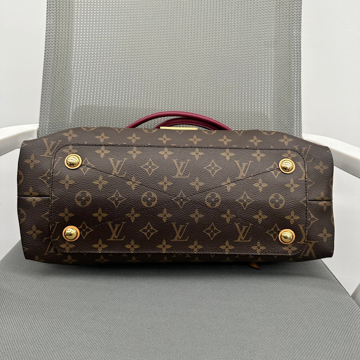 Louis Vuitton Olympe Monogram/Purple Top Handle Bag (LY1497)