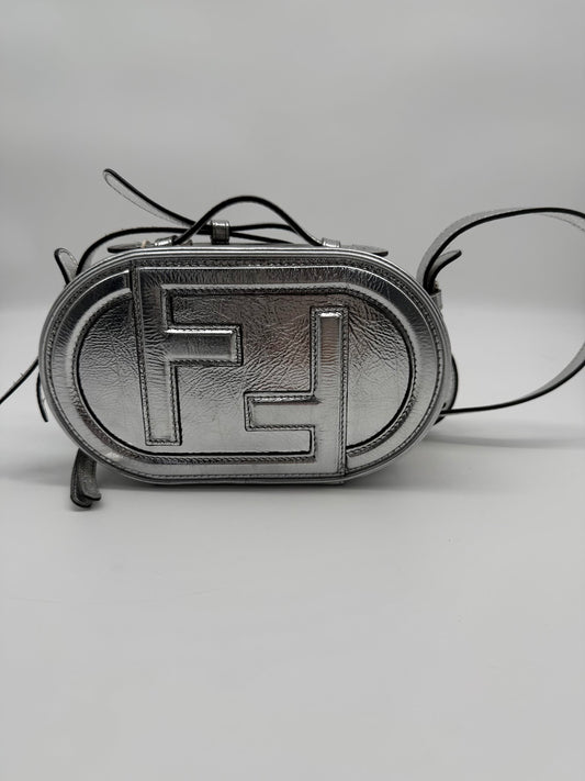 Fendi Camera Bag Metallic Silver (BL1428)