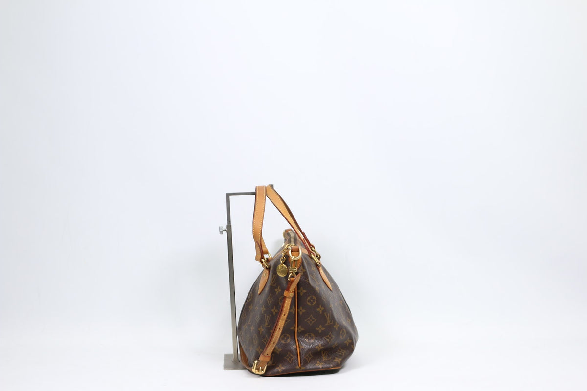 Louis Vuitton Brown PVC Monogram Canvas Palermo PM Shoulder Bag M40145 (V124913)