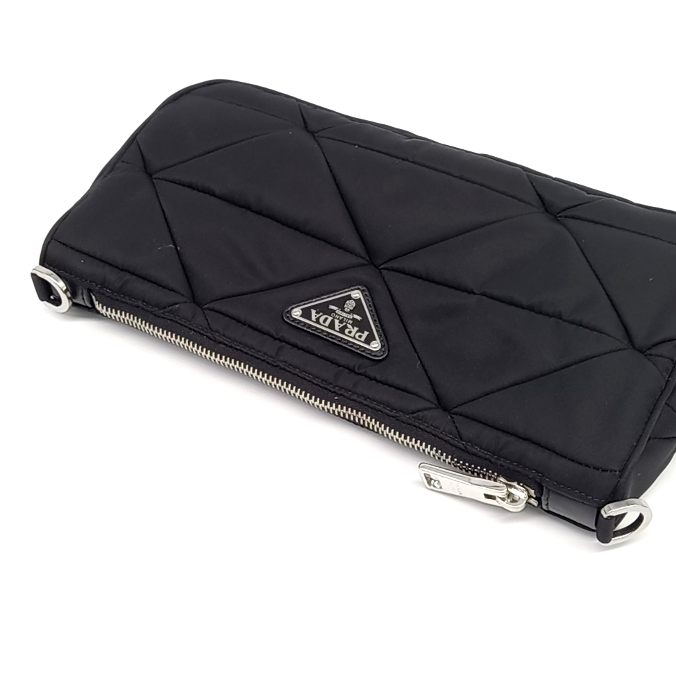 Prada Re-Nylon Tessuto Quilted Shoulder Bag (1BC237) (10559572)