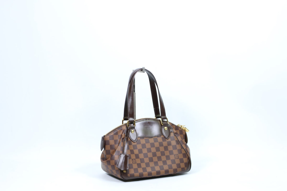 Louis Vuitton Brown PVC Damier Ebene Verona PM Tote Bag N41117