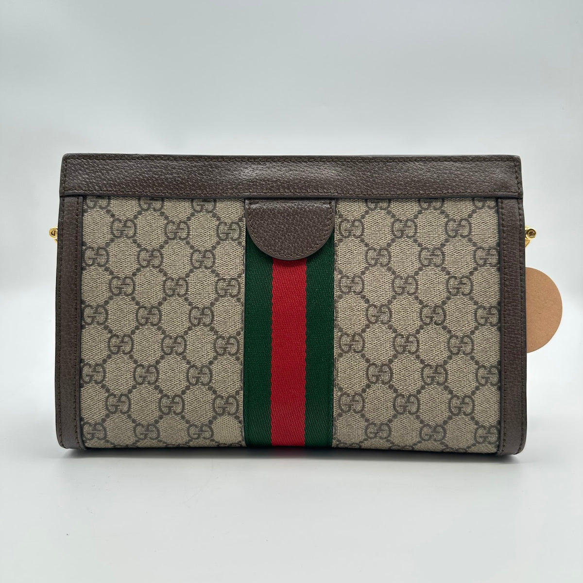 Gucci Monogram Frame Clasp Bag