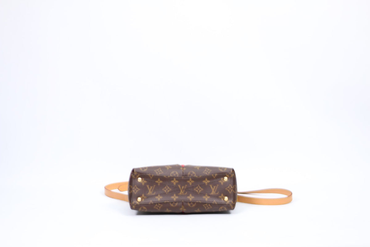 Louis Vuitton Red PVC Monogram Canvas V Tote BB Shoulder Bag M43966 (V1250901)