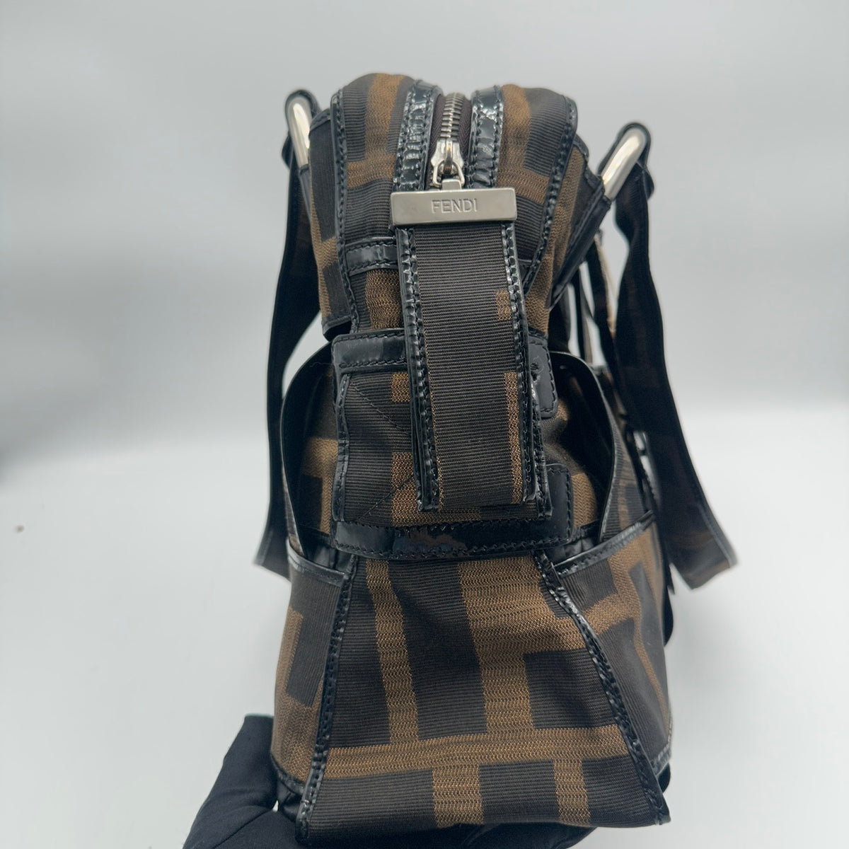 Fendi monogram canvas tote