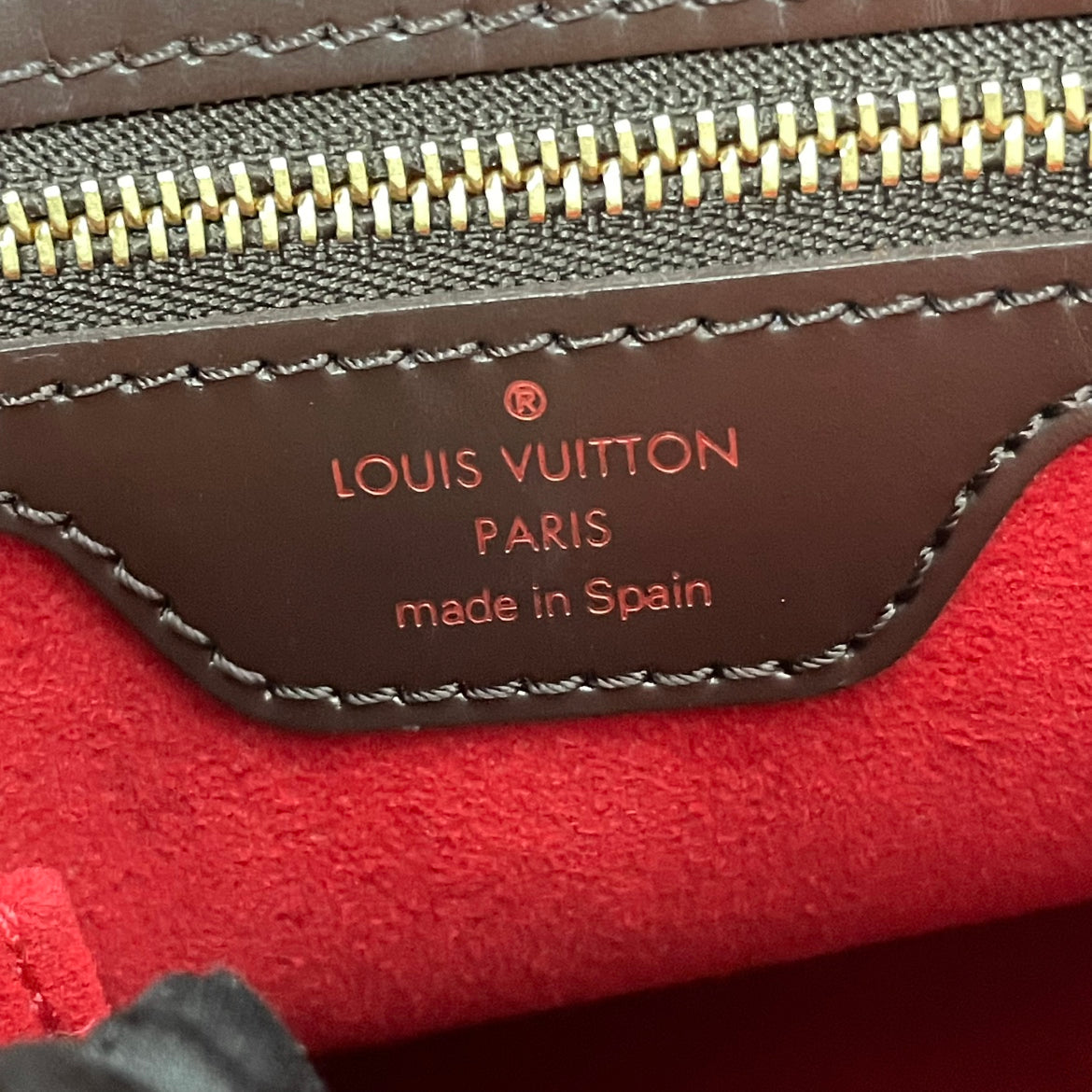Louis Vuitton Brown PVC Damier Ebene Canvas Hampstead PM Tote Bag N51205