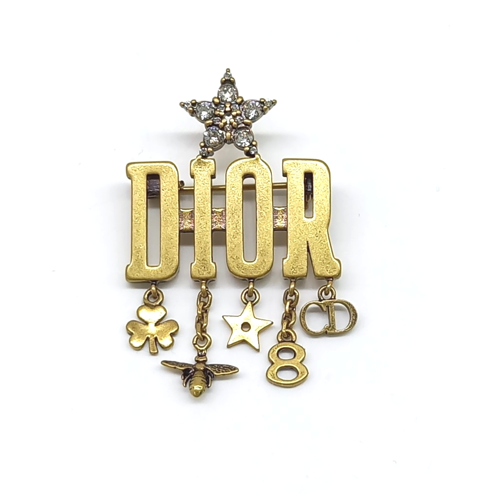 Christian Dior Logo Brooch (10541193)
